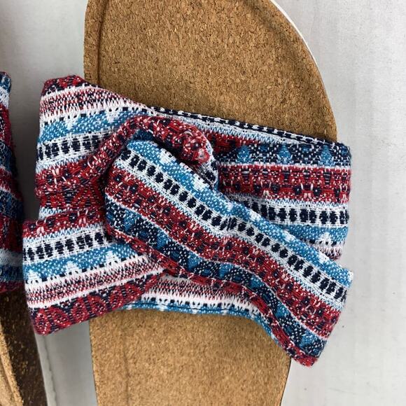 Aerie Boho Fabric Slides Size 8 - Like New - Picture 3 of 6